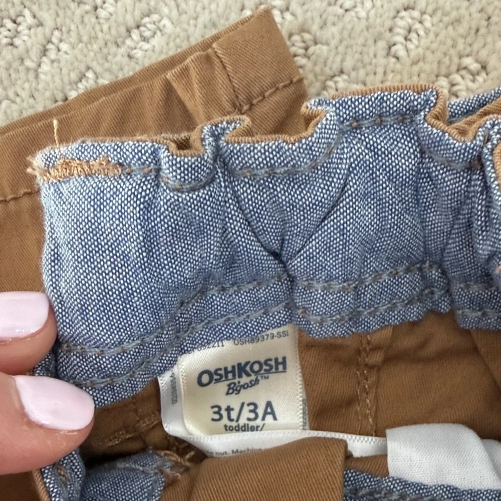 OshKosh B'gosh Toddler Boys Chino Pants - Green, Blue, Khaki